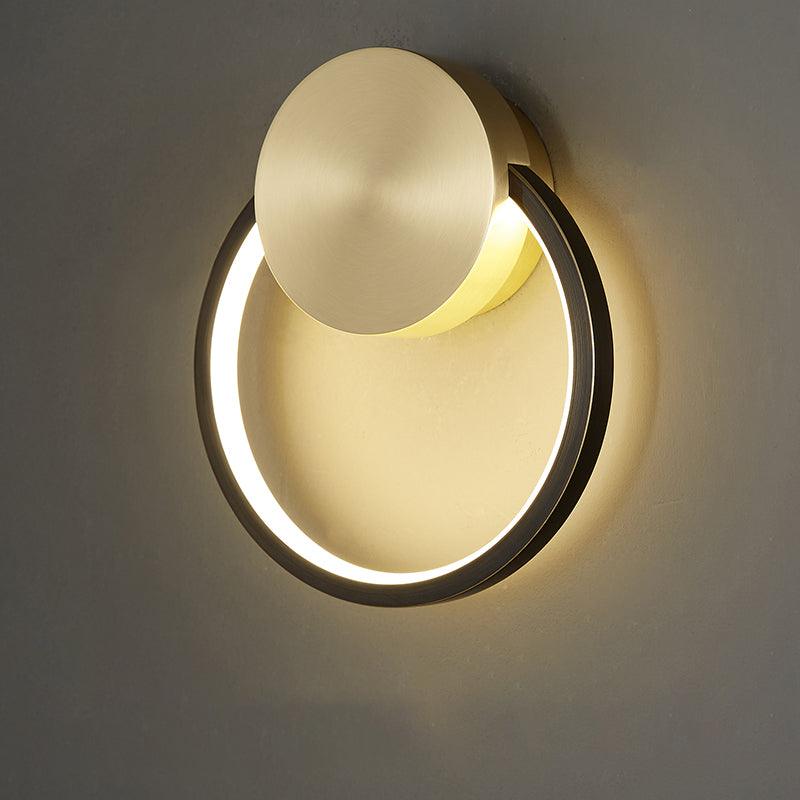 Maisie Applique Murale Moderne Minimaliste LED En Forme D'anneau En Laiton