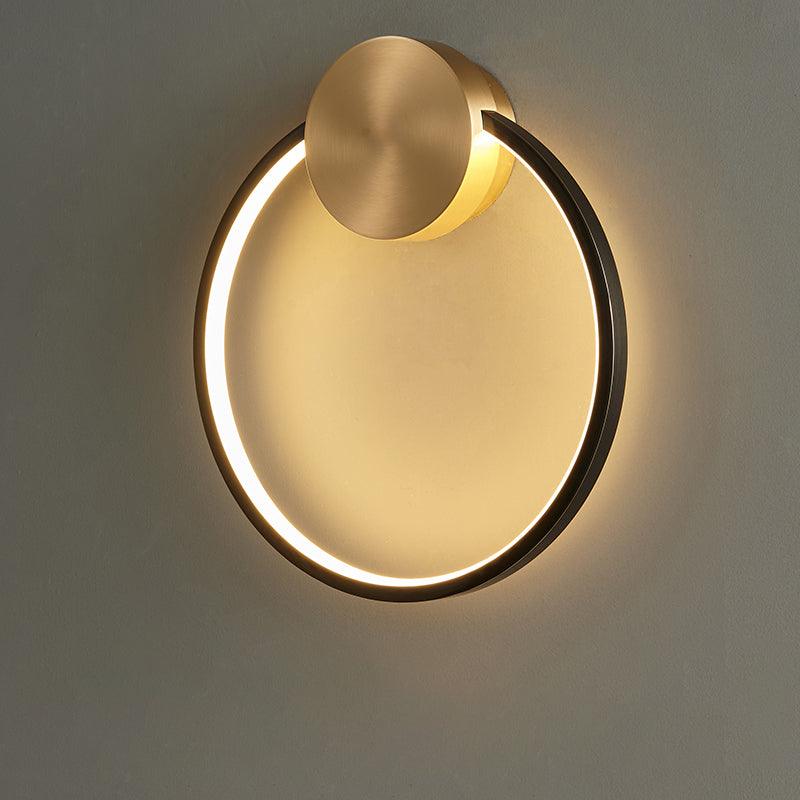 Maisie Applique Murale Moderne Minimaliste LED En Forme D'anneau En Laiton