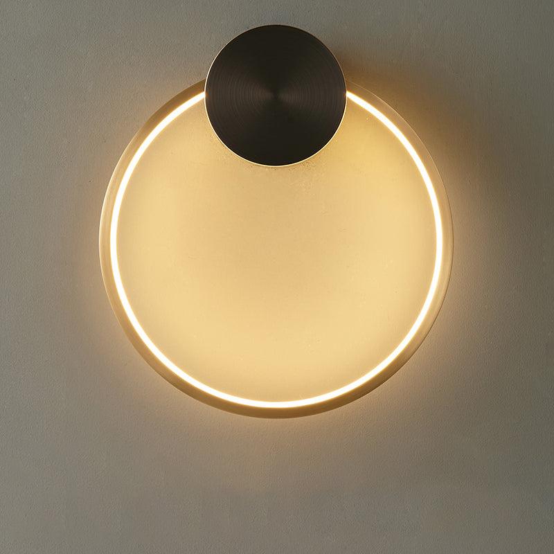 Maisie Applique Murale Moderne Minimaliste LED En Forme D'anneau En Laiton
