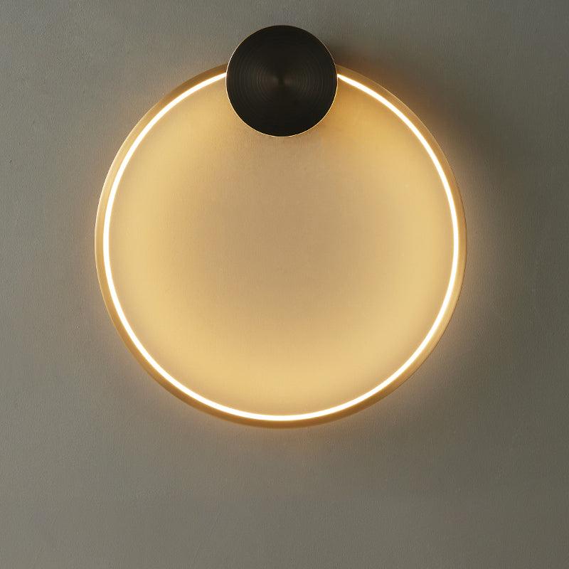 Maisie Applique Murale Moderne Minimaliste LED En Forme D'anneau En Laiton