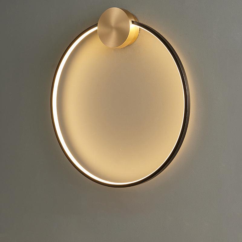 Maisie Applique Murale Moderne Minimaliste LED En Forme D'anneau En Laiton