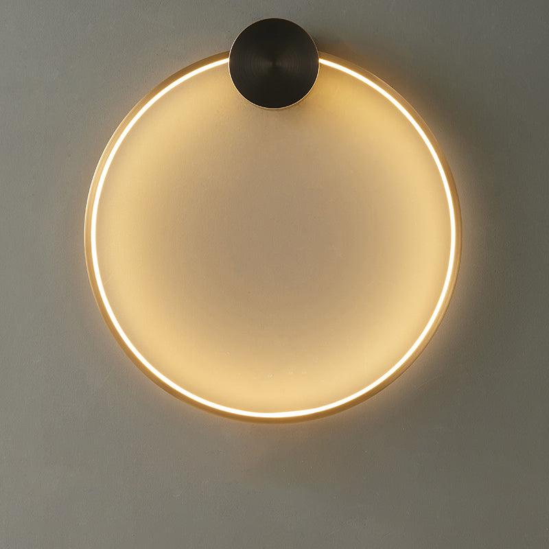 Maisie Applique Murale Moderne Minimaliste LED En Forme D'anneau En Laiton