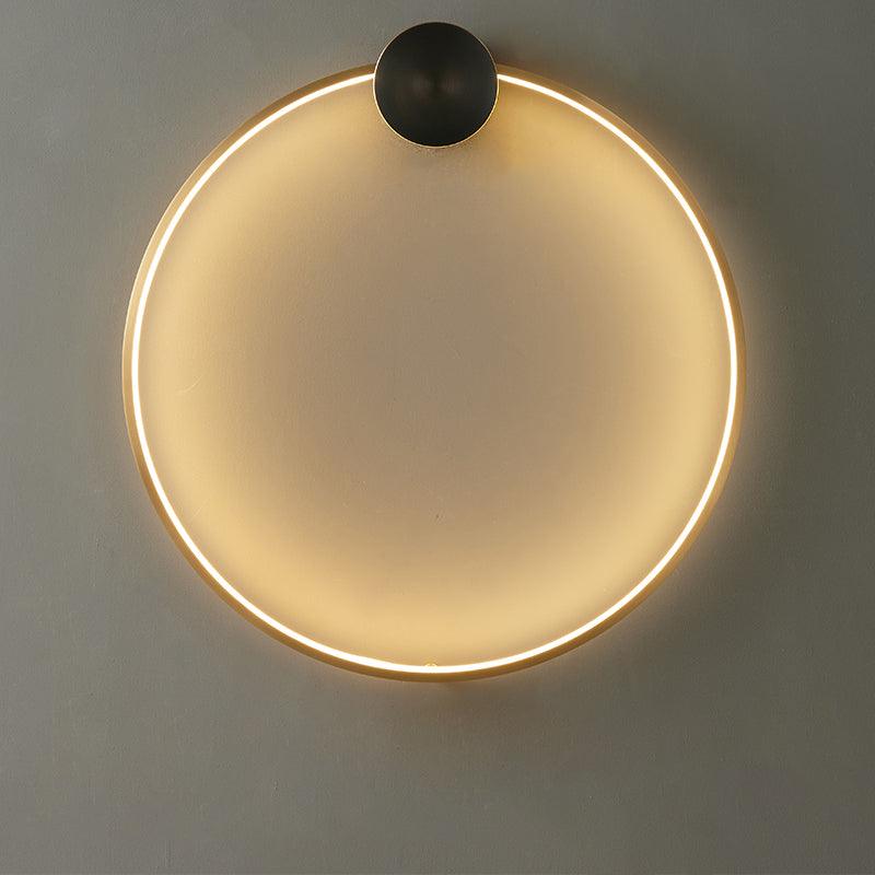 Maisie Applique Murale Moderne Minimaliste LED En Forme D'anneau En Laiton