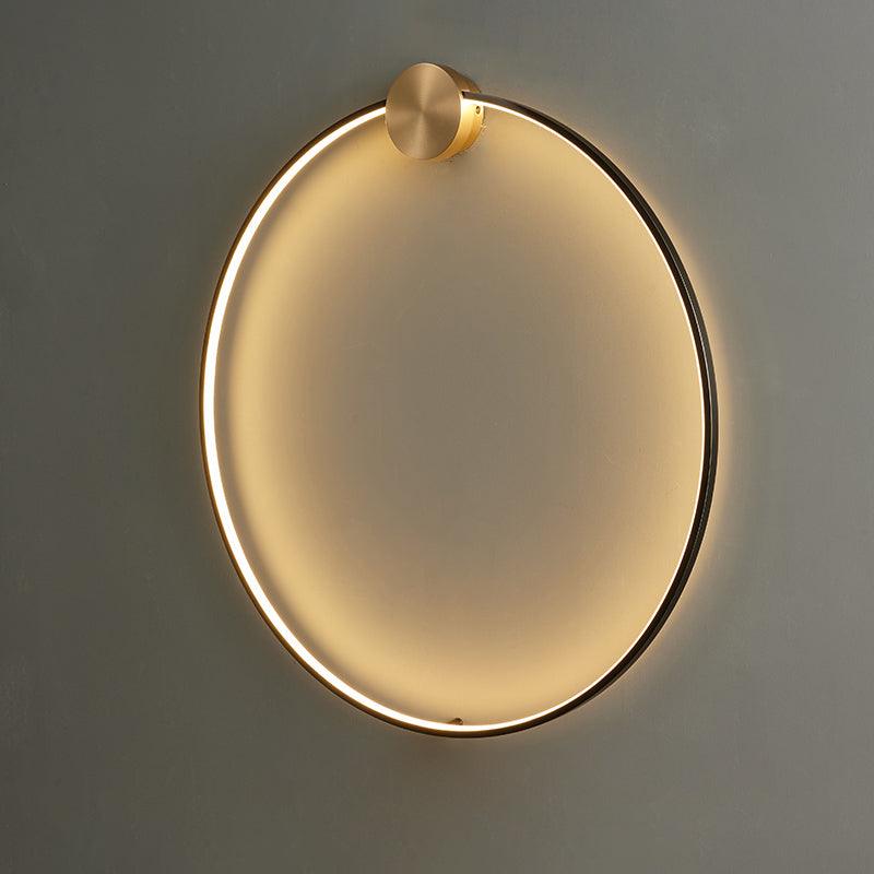 Maisie Applique Murale Moderne Minimaliste LED En Forme D'anneau En Laiton