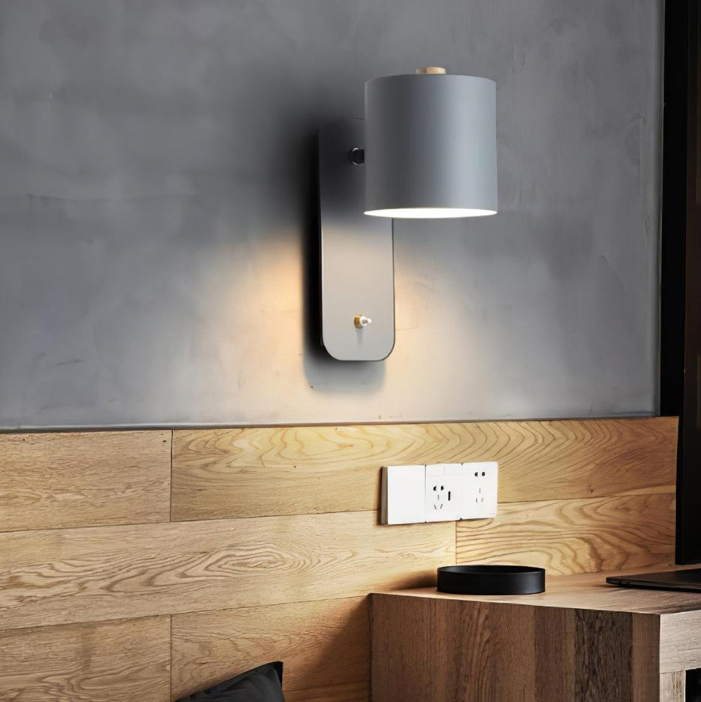Lustra Applique Murale Cylindrique Rotative