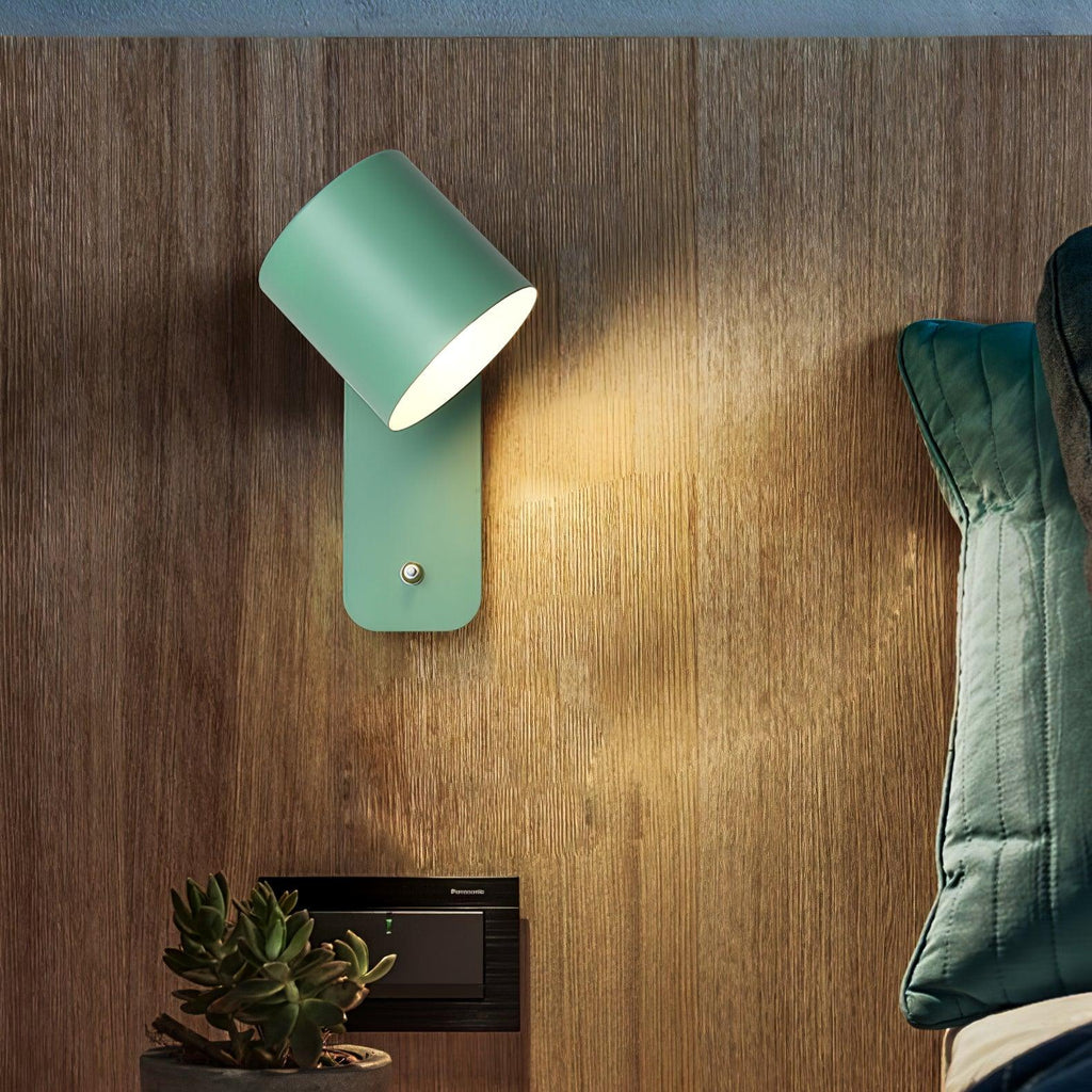 Lustra Applique Murale Cylindrique Rotative