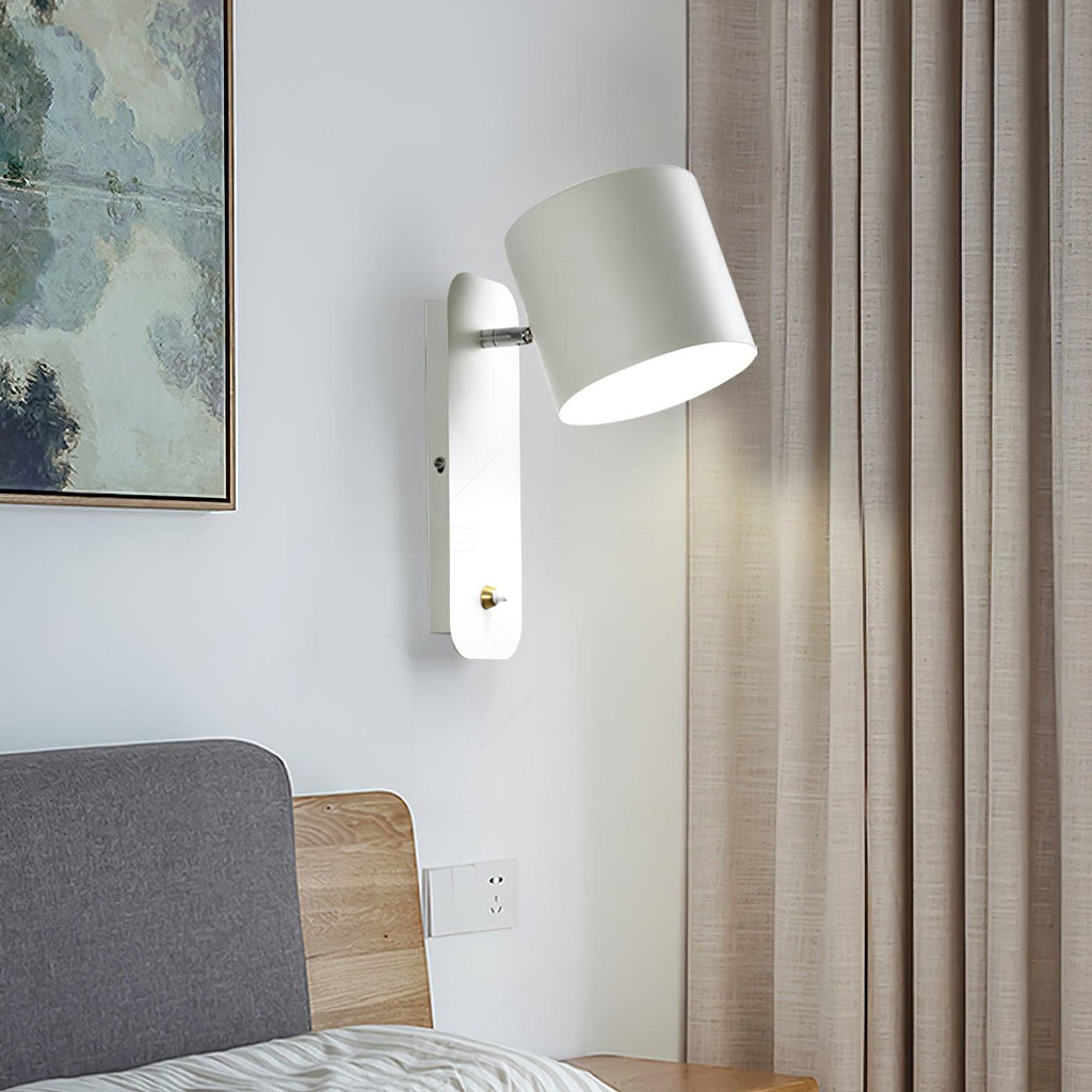Lustra Applique Murale Cylindrique Rotative