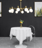 Lustra Lustre Globe En Verre Cadre Doré Moderne