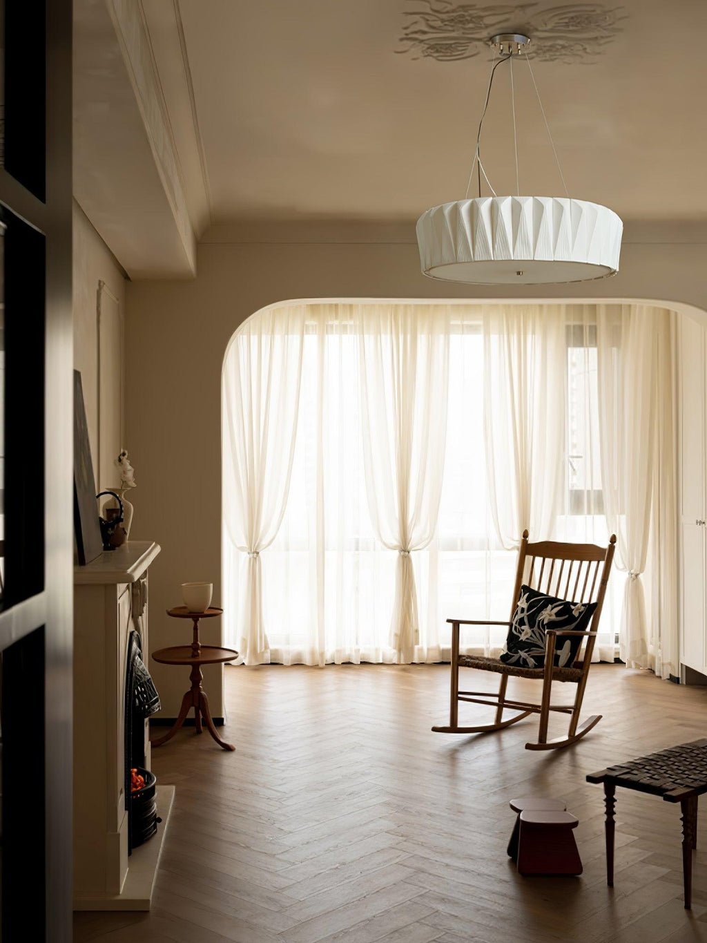 Vaeliora Côtes Céramique Suspension Lumière