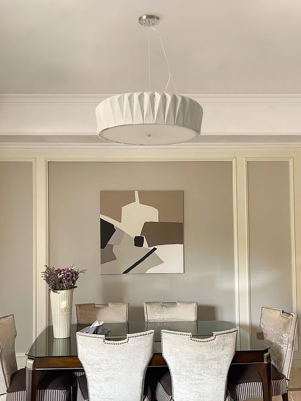 Vaeliora Côtes Céramique Suspension Lumière
