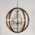 Suspension en bois et métal Oltheyra, élégance premium