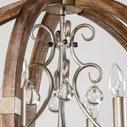 Suspension en bois et métal Oltheyra, élégance premium