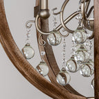 Suspension en bois et métal Oltheyra, élégance premium