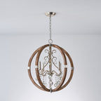 Suspension en bois et métal Oltheyra, élégance premium
