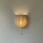 Griswold Applique Murale en Toile de Lin Naturel