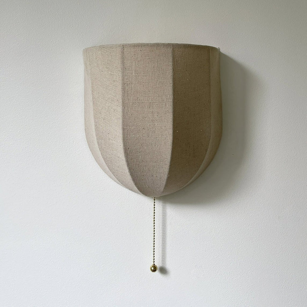 Griswold Applique Murale en Toile de Lin Naturel