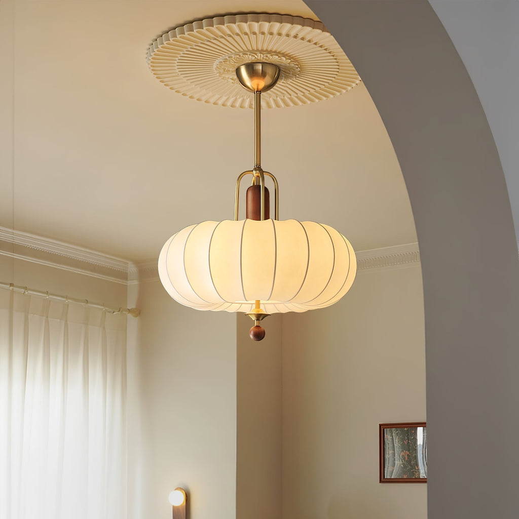 Solis Lustre Suspendu Rétro En Or