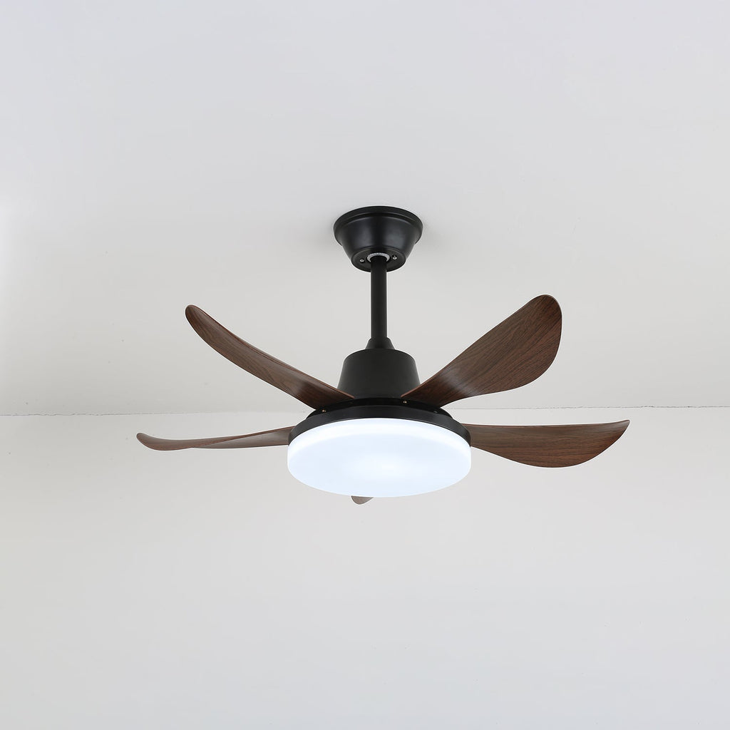 Plafonnier Ventilateur Callen en Bois Moderne