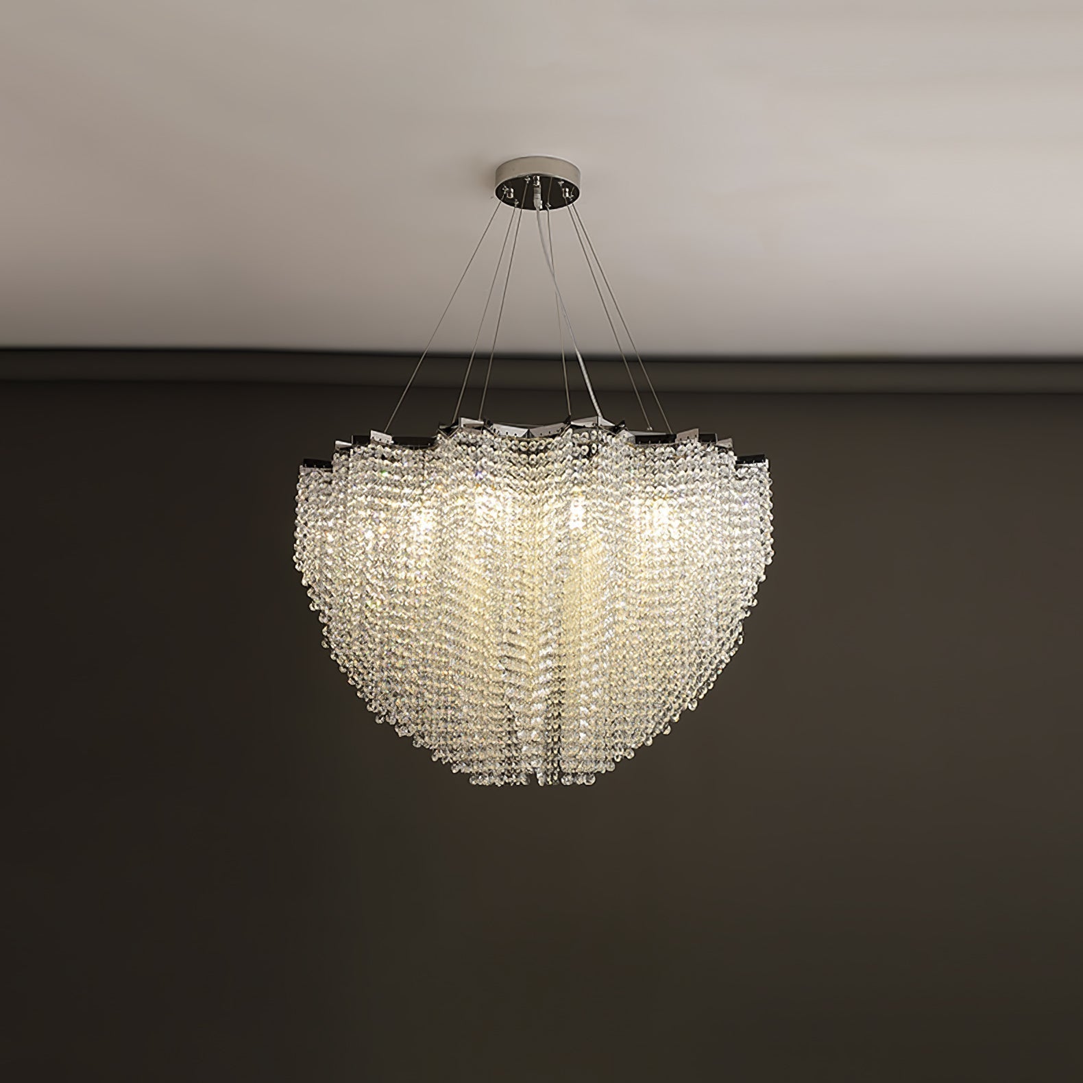 Zashayra Crystal Column Lustre