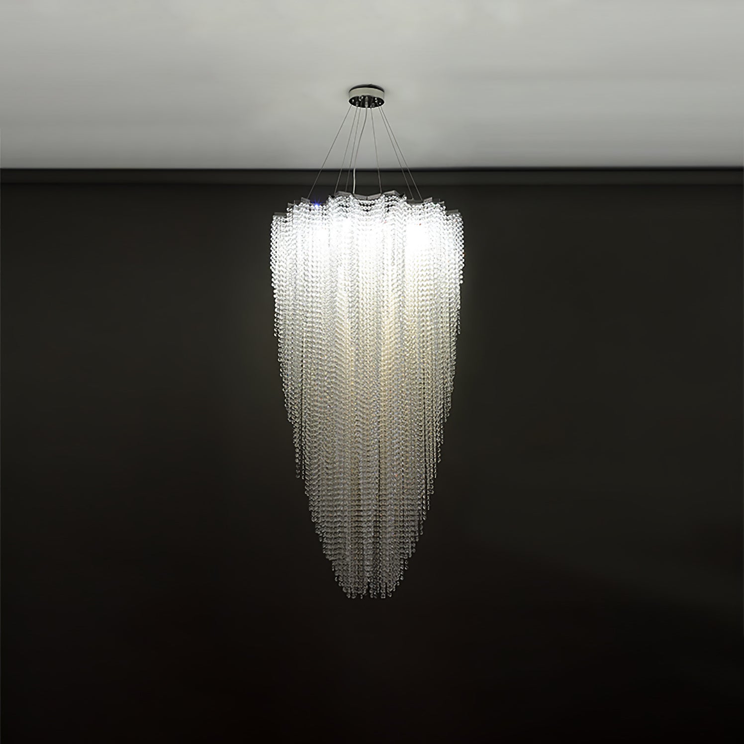 Zashayra Crystal Column Lustre