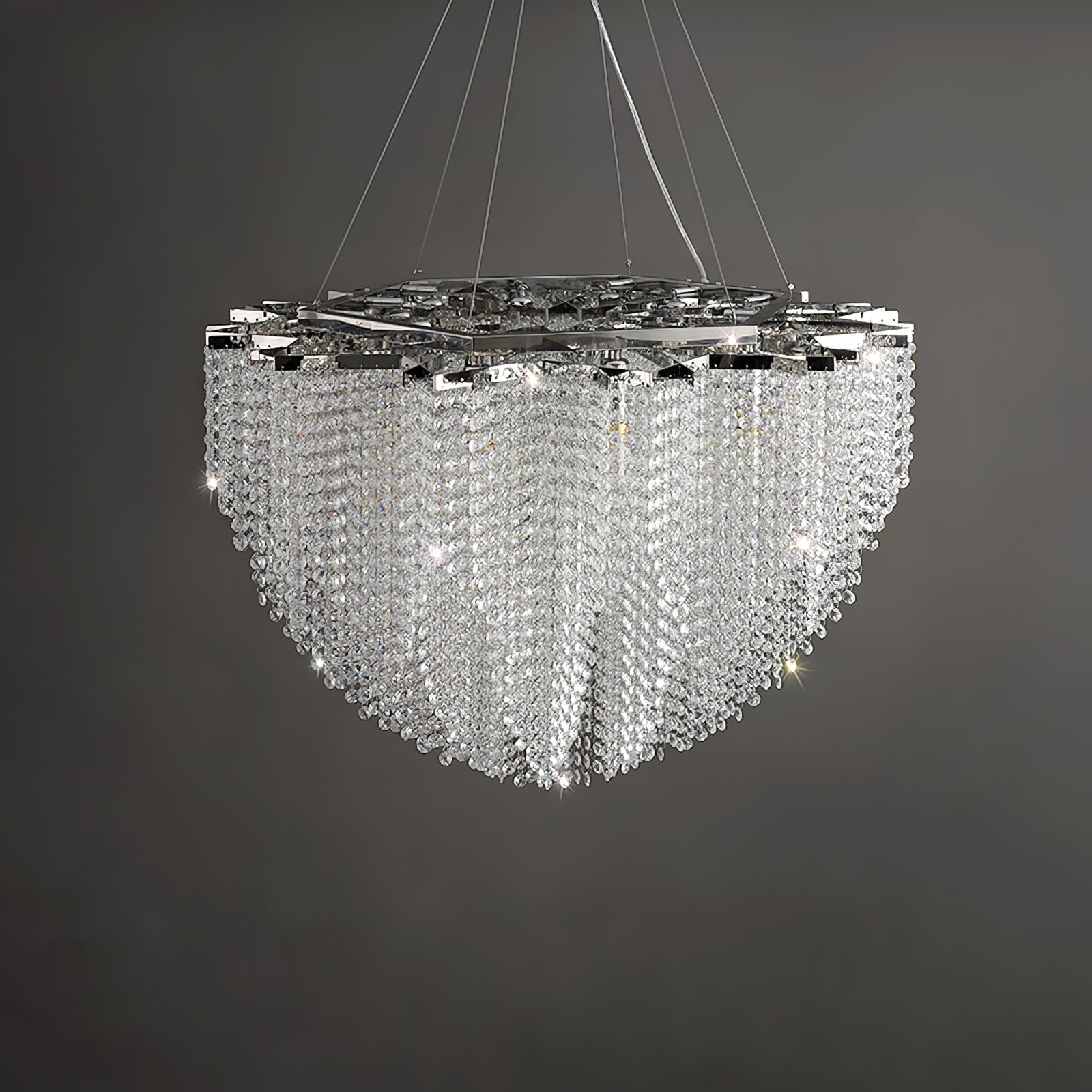 Zashayra Crystal Column Lustre