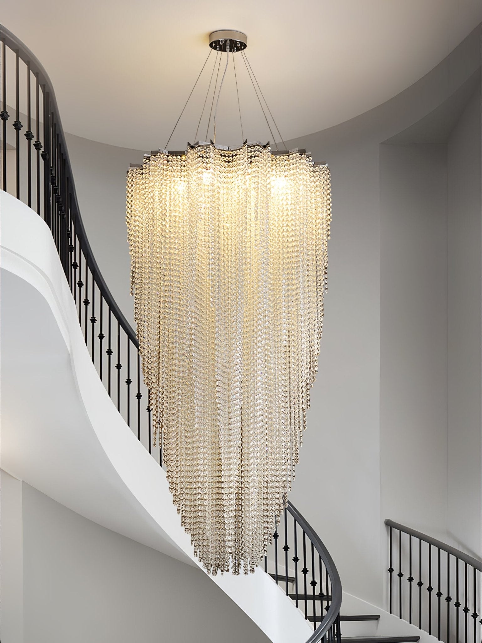 Zashayra Crystal Column Lustre