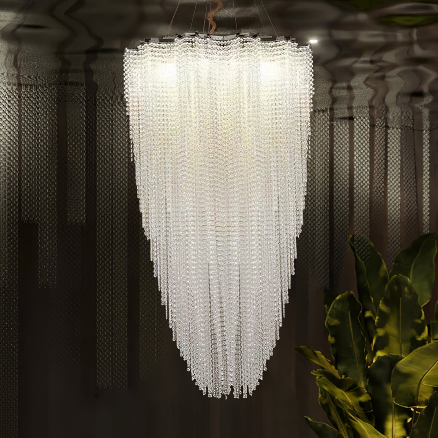 Zashayra Crystal Column Lustre