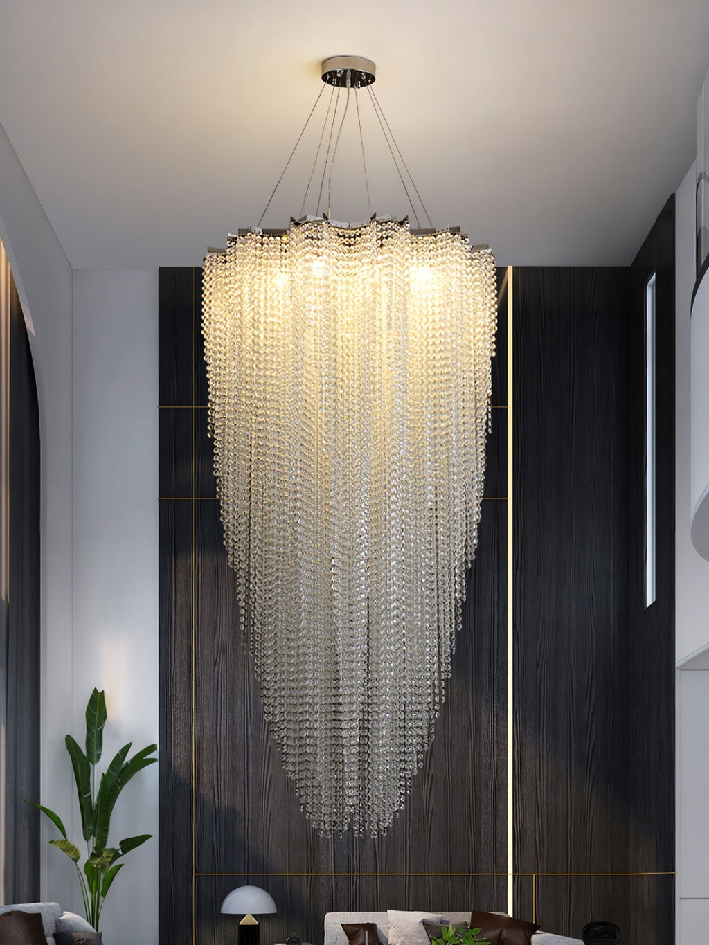 Zashayra Crystal Column Lustre