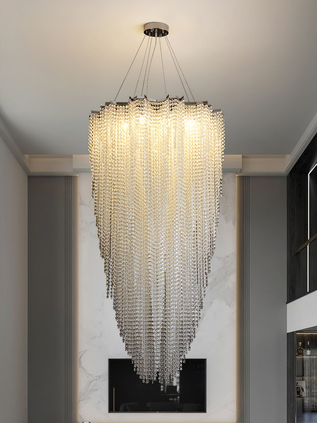 Zashayra Crystal Column Lustre