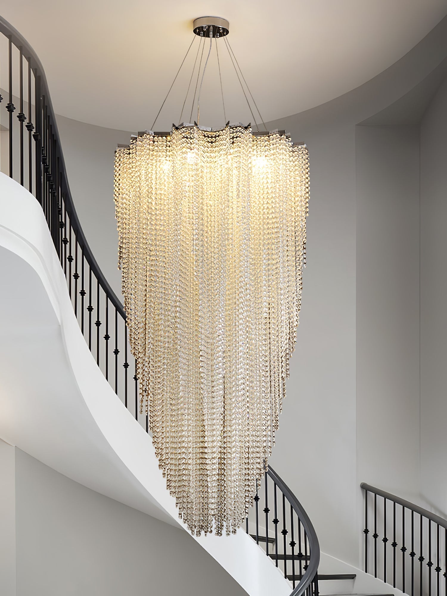 Zashayra Crystal Column Lustre