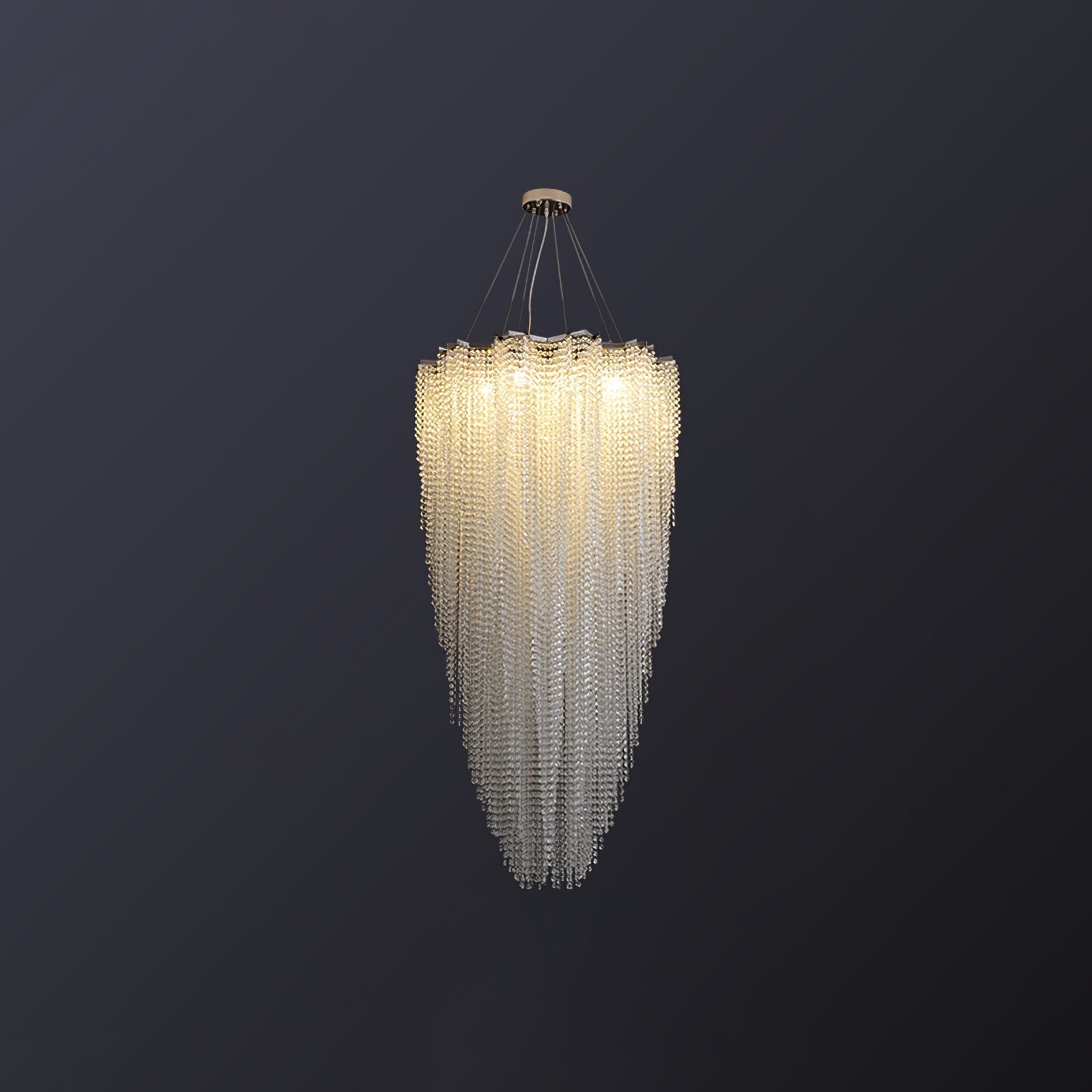 Zashayra Crystal Column Lustre