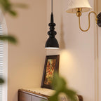 Aurvaror Nordic Art Noir Suspension Lumière