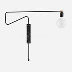 Elsoreth Modern Minimalist Swing Wall Lamp