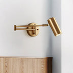 Lustra Applique Murale Laiton Bras Pivotant Réglable