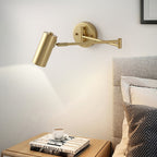 Lustra Applique Murale Laiton Bras Pivotant Réglable