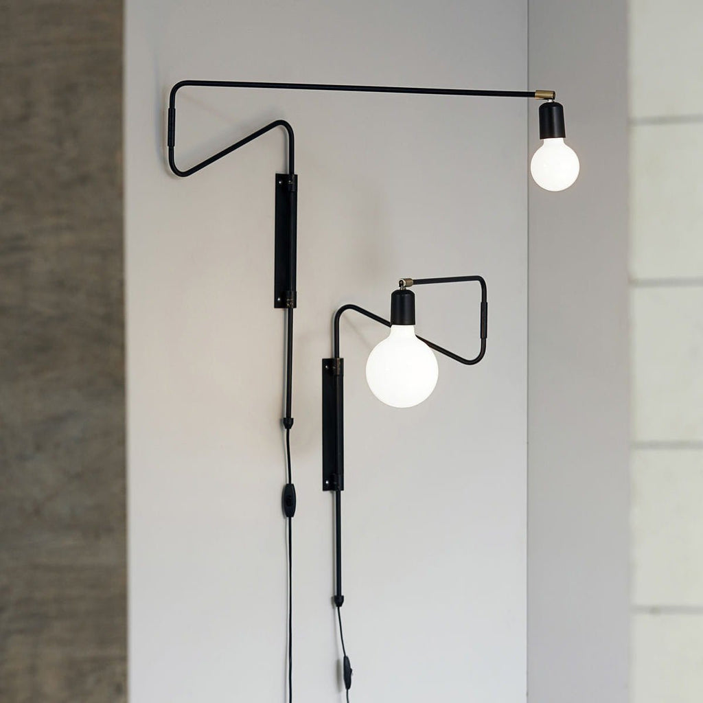 Elsoreth Modern Minimalist Swing Wall Lamp