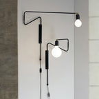 Elsoreth Modern Minimalist Swing Wall Lamp