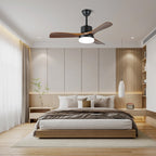 Plafonnier Ventilateur Darian Minimaliste en Bois