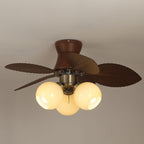 Plafonnier Ventilateur Walden Chêne avec Lumière
