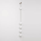 Lustra Applique Murale Sphères Verticales Laiton