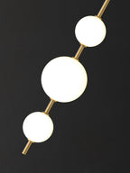 Lustra Applique Murale Globe Vertical Minimaliste
