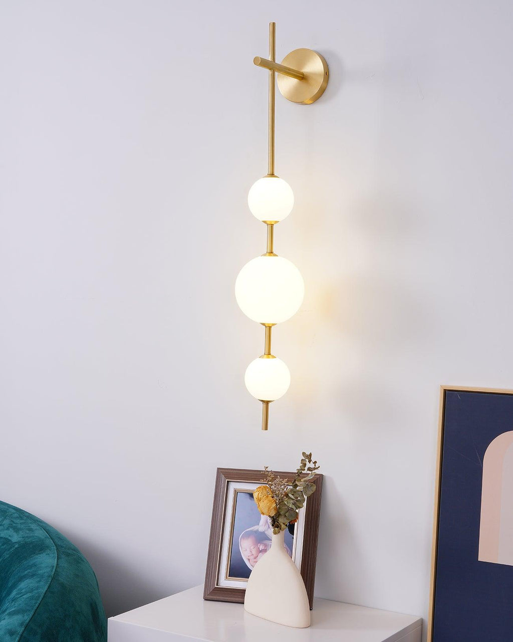Lustra Applique Murale Globe Vertical Minimaliste