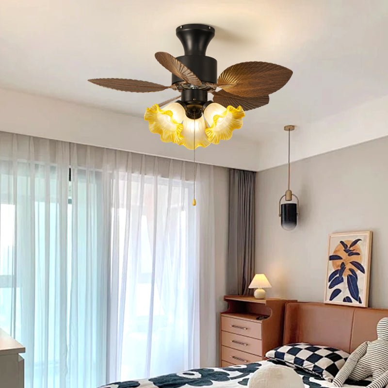 Plafonnier Ventilateur Gulliver Feuille Vintage