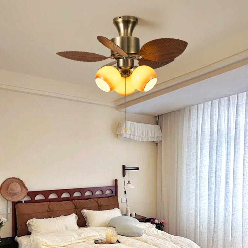 Plafonnier Ventilateur Gulliver Feuille Vintage