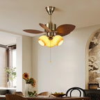 Plafonnier Ventilateur Gulliver Feuille Vintage