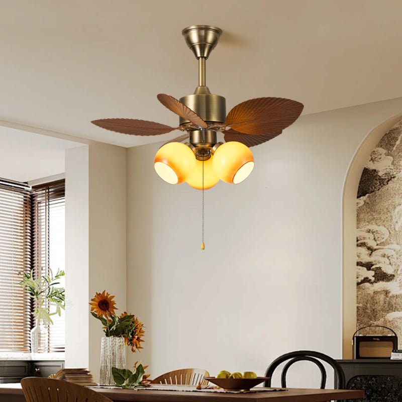 Plafonnier Ventilateur Gulliver Feuille Vintage