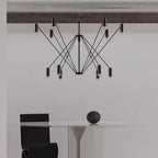 Anoriel Vintage Industriel Suspension Lumière