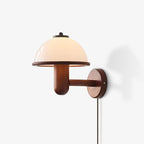 Lustra Applique Murale Champignon Bois de Chêne