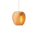 Vovene Élégance Unique Sphère Bois Suspension