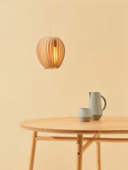 Vovene Élégance Unique Sphère Bois Suspension